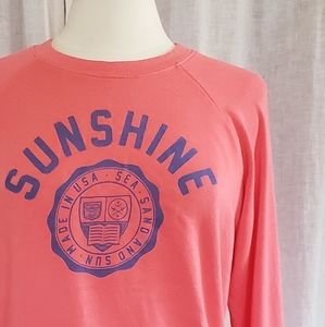 Anthro Sunshine Sweatshirt by Sundry Made in the USA